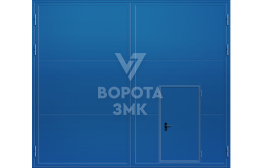 Ворота противопожарные 3500×3000 ЗМК-4858
